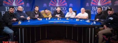 Main Event Final Table Chip Counts and Seat Draw