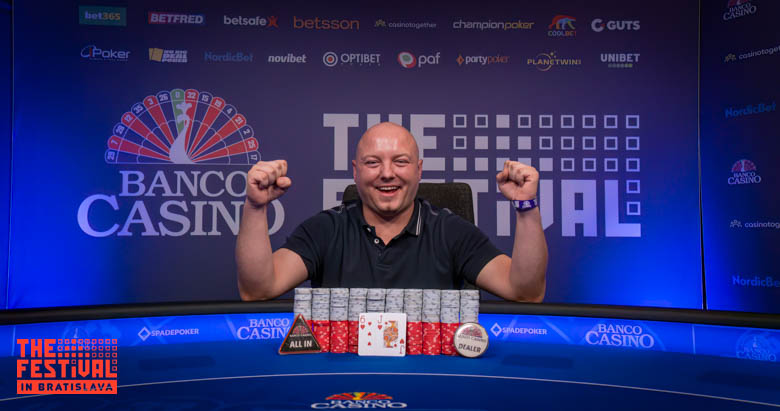 Kotowicz Wins The Festival Series Main Event in Bratislava for €77,001!