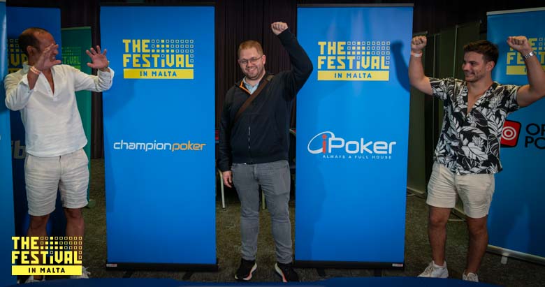 Victor Gil-den Houting: The Festival Series Main Event Champion in Malta